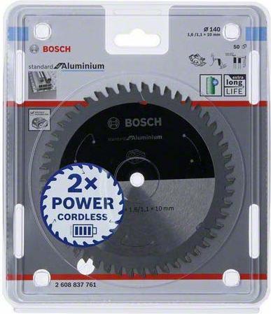 Actual product image Bosch Professional Zubehör PRO Aluminium cordless circular saw blade, 140 x 1.6 x 10 mm