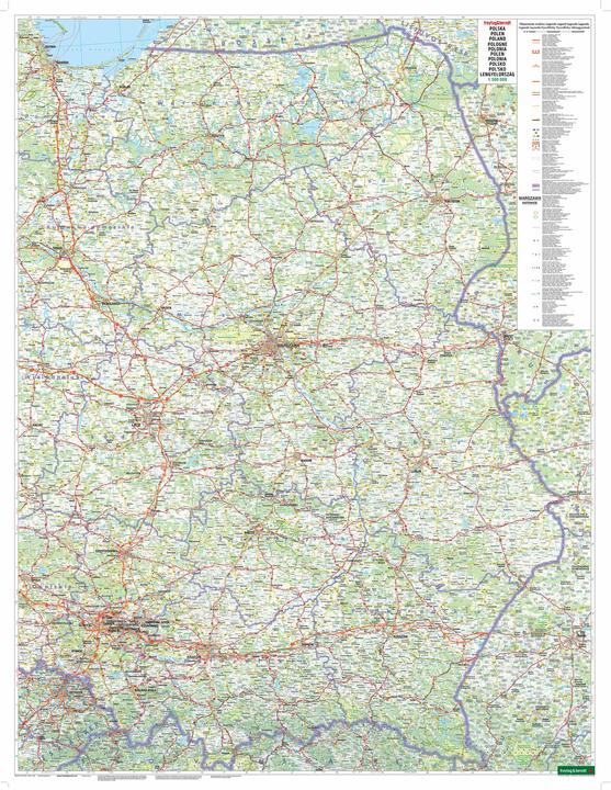 Produktbild Polen, Strassenkarte 1:500.000, freytag & berndt