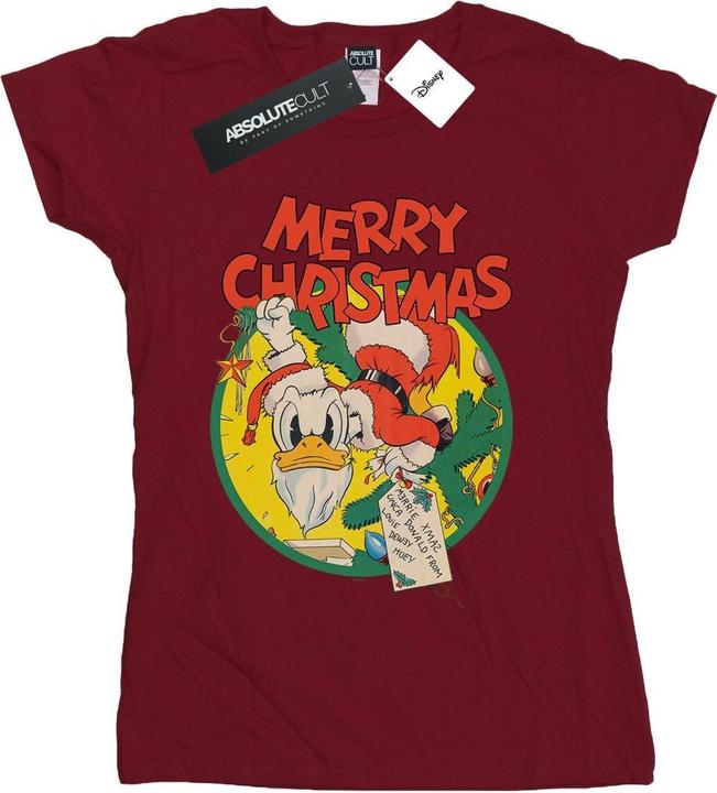 Disney Donald Duck Merry Christmas TShirt (M)