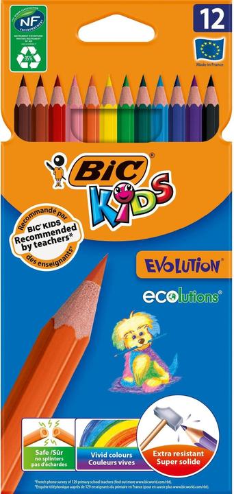 Produktbild Bic Kids Evolution (Sortiert, 12 x)