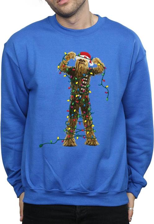 Immagine prodotto Star Wars Chewbacca Christmas Lights Felpa Uomo (M)