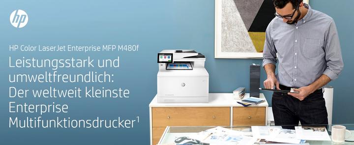 Productafbeelding HP Kleuren LaserJet Enterprise MFP M480f (Laser, Kleur)