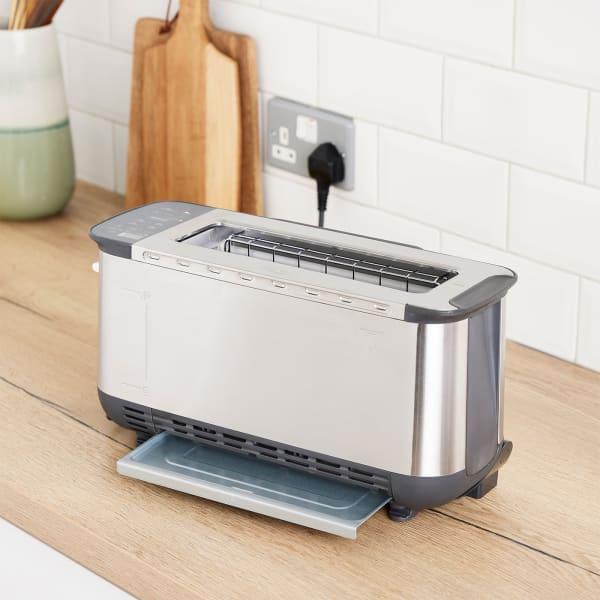 Actual product image Ninja 3-in-1 Multifunctionele Toaster, Grillplaat en Panini Maker - 7 Roosterstanden - RVS - ST202EU