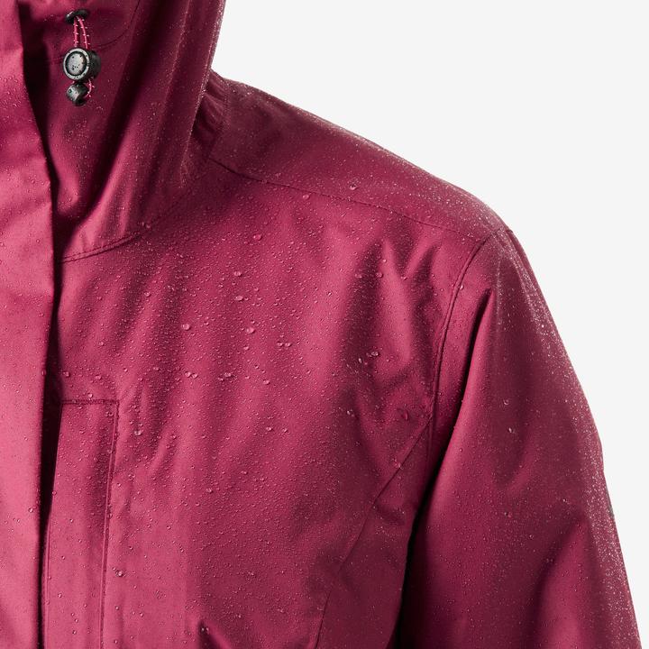 Produktbild Quechua Wanderjacke Damen wasserdicht - NH500 violett (M)