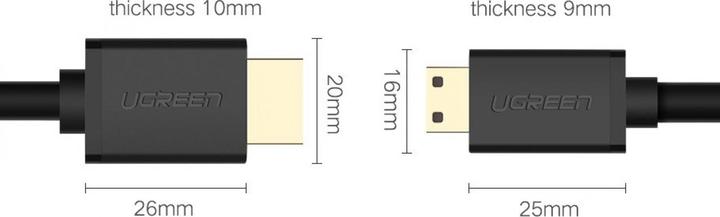 Produktbild Ugreen mini HDMI (Typ C) — HDMI (Typ A) (1.50 m, HDMI)