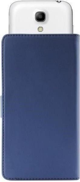 Actual product image Puro Universal Etuo for smartphones with 5.1-inch screen, blue (UNIWALLET3BLUEXL) (Universal)