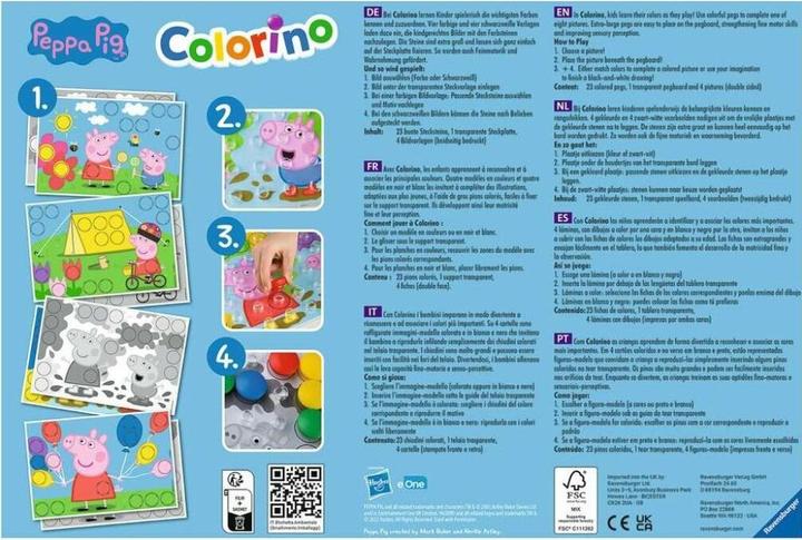 Produktbild Ravensburger Peppa Pig Colorino Kinderspiel (Deutsch, Spanisch, Französisch, Niederländisch, Italienisch, Portugiesisch, Englisch)