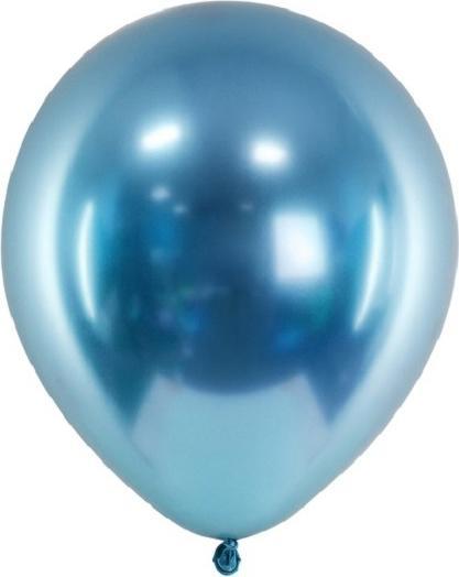 Produktbild Partydeco Luftballons mit Spiegeleffekt Blau - 50 Stk. (50 x)