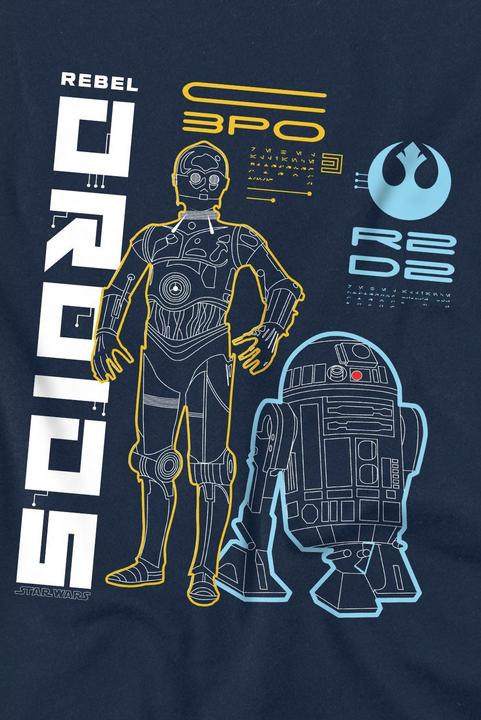 Immagine prodotto Star Wars Rebel Droids Maglietta Bambini (116)