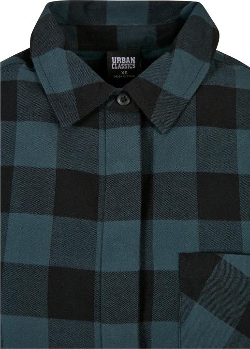 Actual product image Urban Classics Ladies Oversized Check Flannel Shirt Dress (XXL)