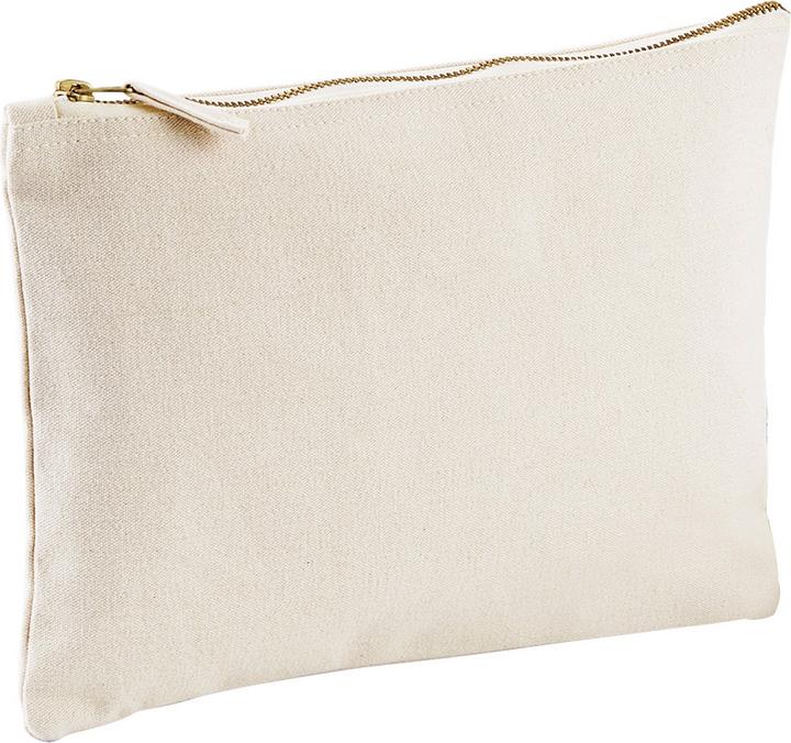 Westford Mill Canvas Stoffbeutel Tasche Kosmetiktasche (2 StückPackung)