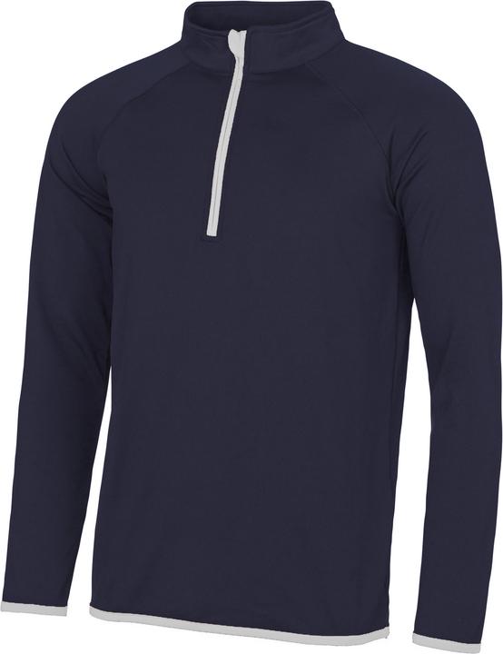 Awdis Just Cool Sweatshirt mit Reissverschluss bis zur Brust