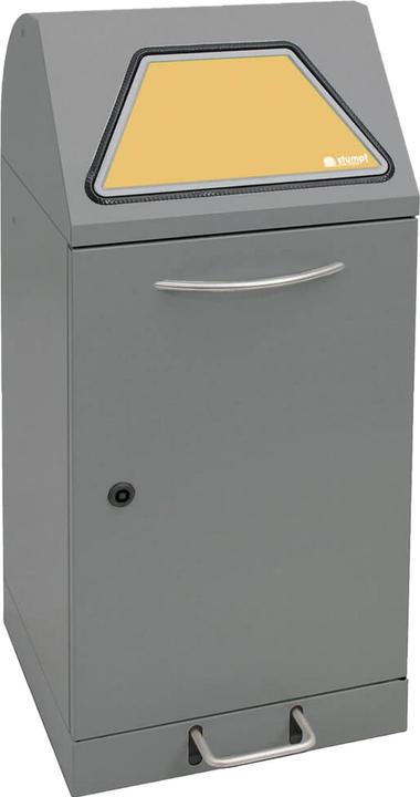 Image du produit kaiserkraft Collecteur de déchets, trappe actionnée au pied (60 l)