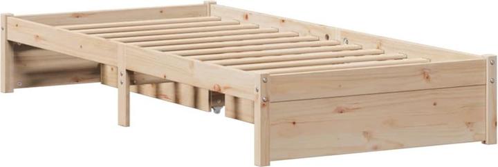 Image du produit VidaXL Lit en bois massif Lit simple avec tiroirs 90x200cm pin (90 x 200 cm)