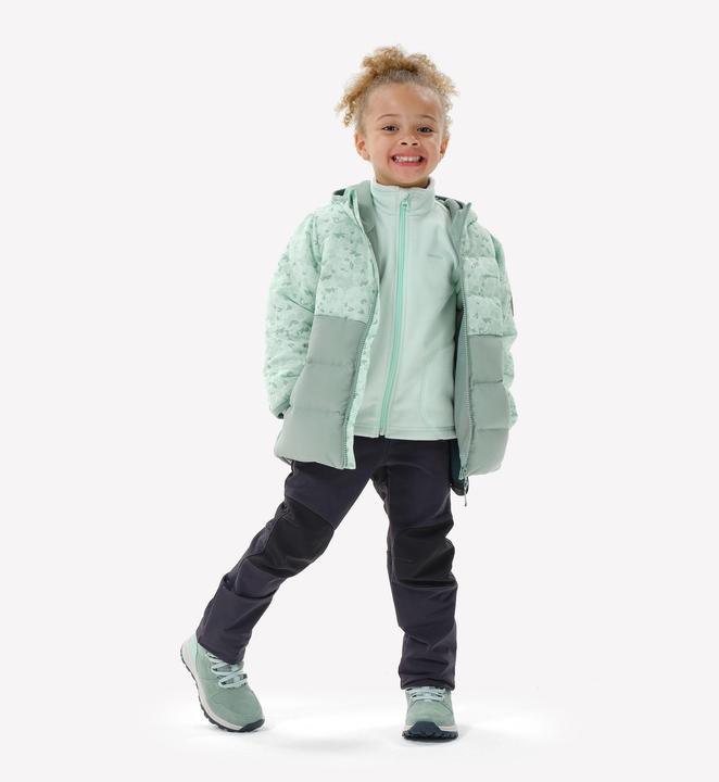 Image du produit Quechua Veste d'hiver pour jeunes enfants taille 92-116 randonnée - NH500 vert (122)