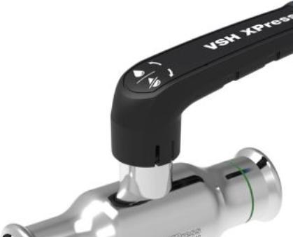 Actual product image Broen VSH XPress valve RF, 15 x 15, DN10, Lav