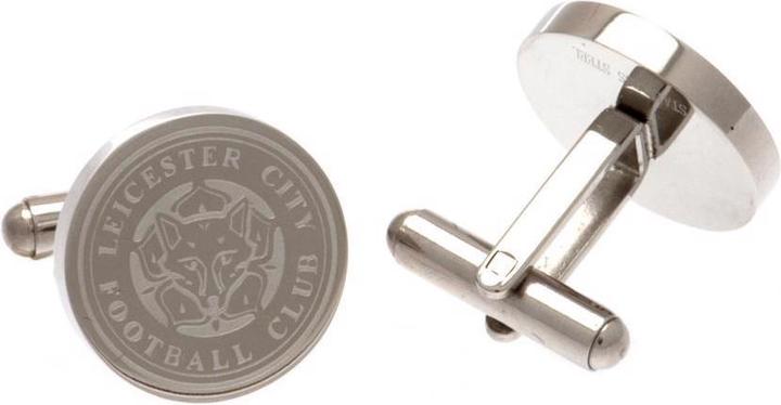 Produktbild Leicester City FC Edelstahl WappenManschettenknöpfe (100% Stahl)