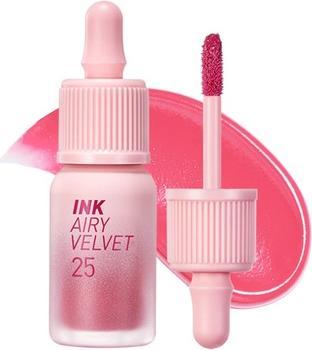 Triton Peripera Ink Airy Velvet Lip Tint Liquid Lip 0.14 fl oz 025 Zazzy Peach (025 Zazzy Peach)