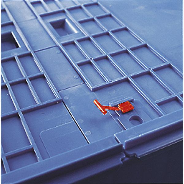 Actual product image Bito Seals, for reusable folding boxes, pack of 100, red. (100 Piece)