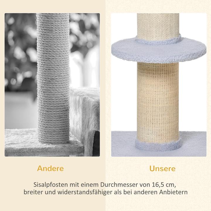 Actual product image Jamb Cat tree (91 cm, Light blue)