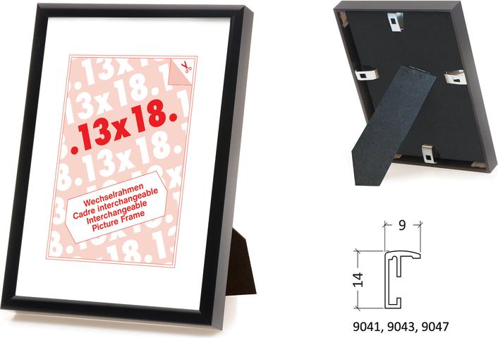 Immagine prodotto Debex Telaio amovibile in alluminio - oro opaco (13 x 18 cm)