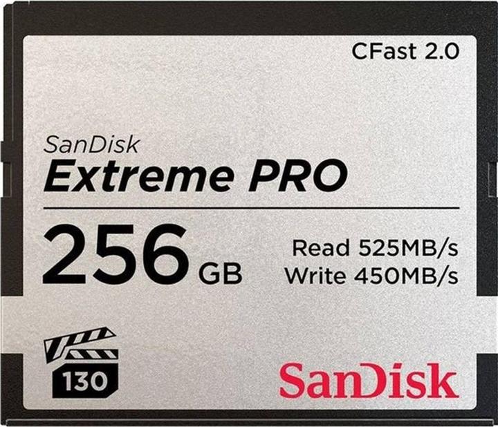 SanDisk Cfast Card Extreme PRO (256 Go, CFast 2.0)