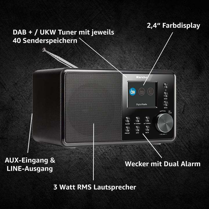 Produktbild Karcher DAB 3000 (DAB+, FM)