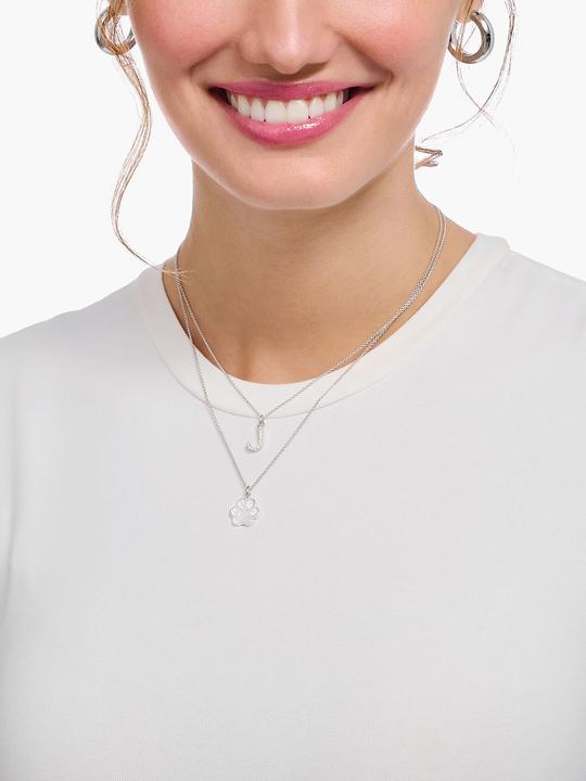 Produktbild Thomas Sabo Kette mit Buchstaben-Anhänger J Silber (925er Silber, 38 - 45 cm)