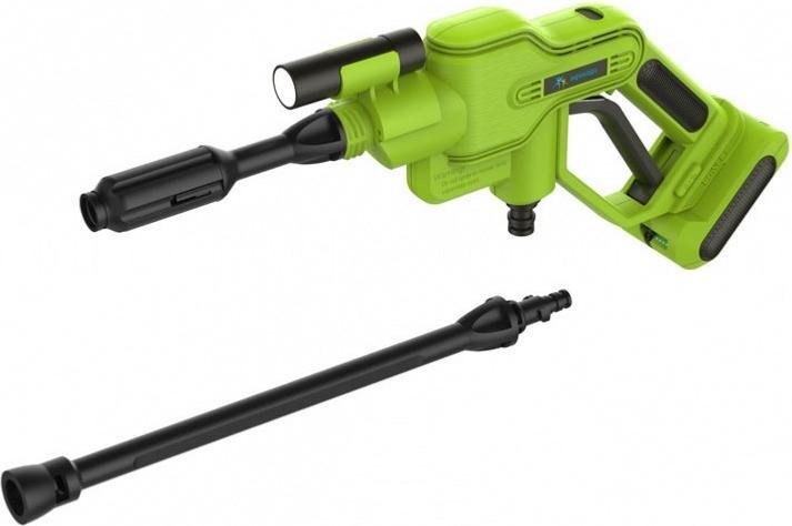 Actual product image Aqua2Go Hose water pressurizing gun aquagun 14/20 bars (Rechargeable battery operated)