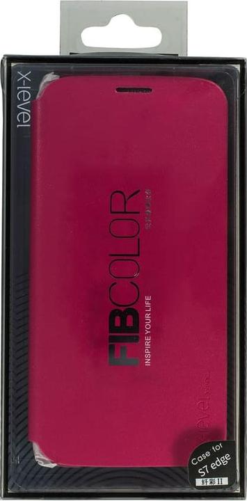 Image du produit X-Level Samsung Galaxy S7 edge - FIB, Color, Flip Case, rose (Samsung Galaxy S7 Edge)