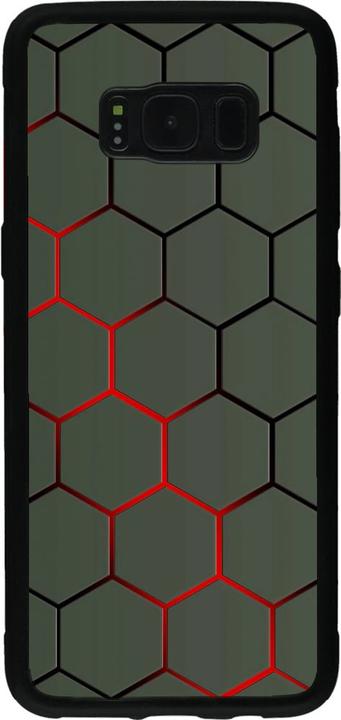 Immagine prodotto PhoneLook Coque Silicone rigide noir Geometric Line red (Samsung Galaxy S8)