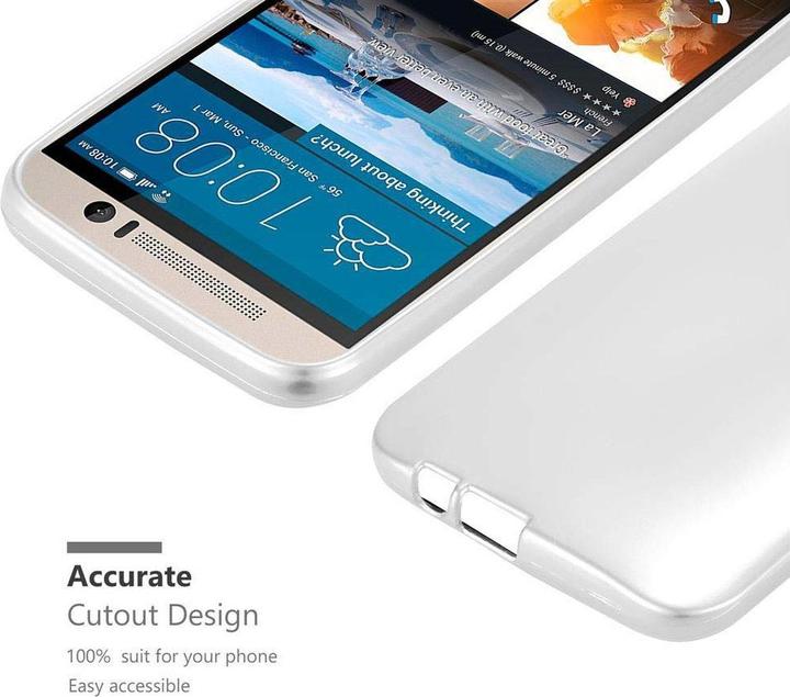 Image du produit Cadorabo Couverture métallique mate TPU (HTC One M9)