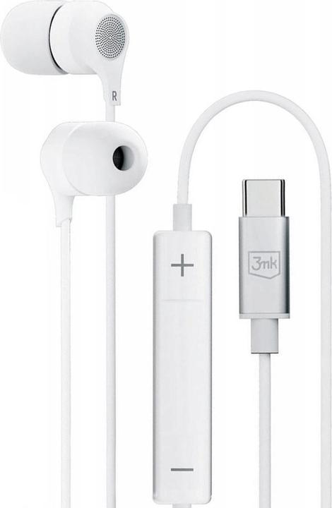 Actual product image 3MK Wired Earphones USB-C (No noise cancelling, Cable)