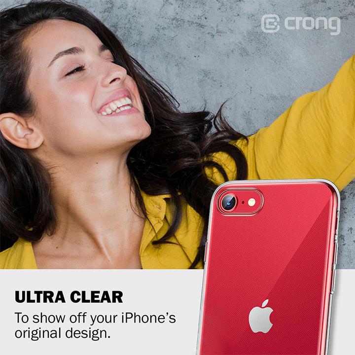 Actual product image Crong Crystal Slim Cover Case for iPhone 8/7 (Transparent) (Apple iPhone 8)