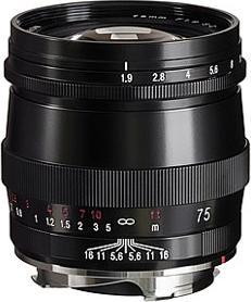 Actual product image Voigtländer Ultron 75mm / 1.9 S.C. VM black (Leica M)