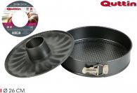 Quttin detachable mold 2 bottoms 26cm dg (26 cm)