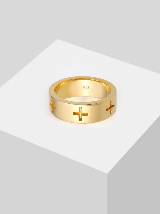 Image du produit Elli Bandring mit Kreuz Cut Out Design (56, Argent 925)