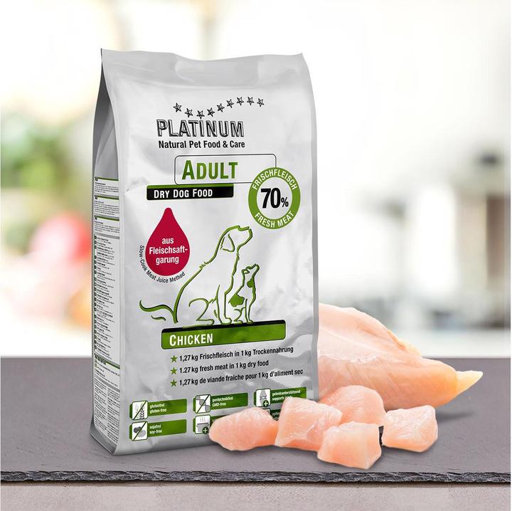 Actual product image Platinum Semi-moist food Adult chicken, 5 kg (Adult, 1 pcs., 5000 g)