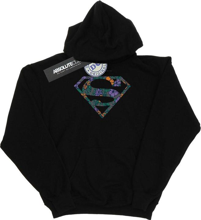 Image du produit - Sweat à capuche SUPERMAN FLORAL LOGO - Homme (XXL)