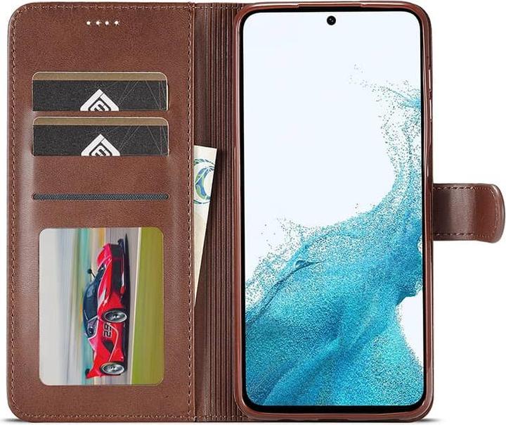 Produktbild LC.Imeeke Huawei P30 Pro - Wallet Etui mit 3 Kartenfächern & Magnetverschluss, Braun (Huawei P30 Pro)
