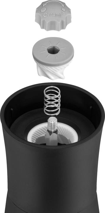 Produktbild WMF Salzmühle Pfeffermühle 14cm Gewürzmühle Keramikmahlwerk Glasbehälter Trend (Pfeffer, Salz, Chili, Muskatnuss)