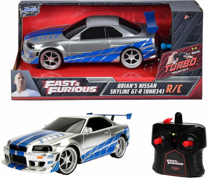 Actual product image Jada RC Nissan Skyline GTR