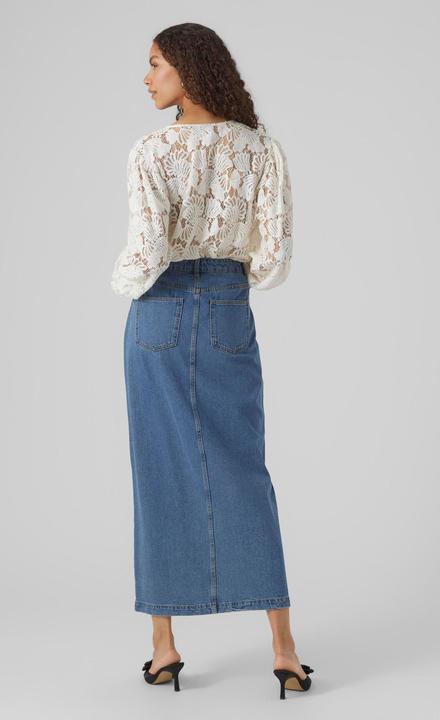 Produktbild Vero Moda Hohe Taille Langer Rock Jeansrock (M)