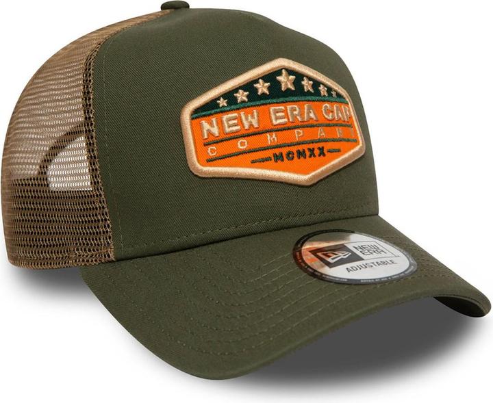 Immagine prodotto New Era Cappello Trucker regolabile - Marca Patch Olive