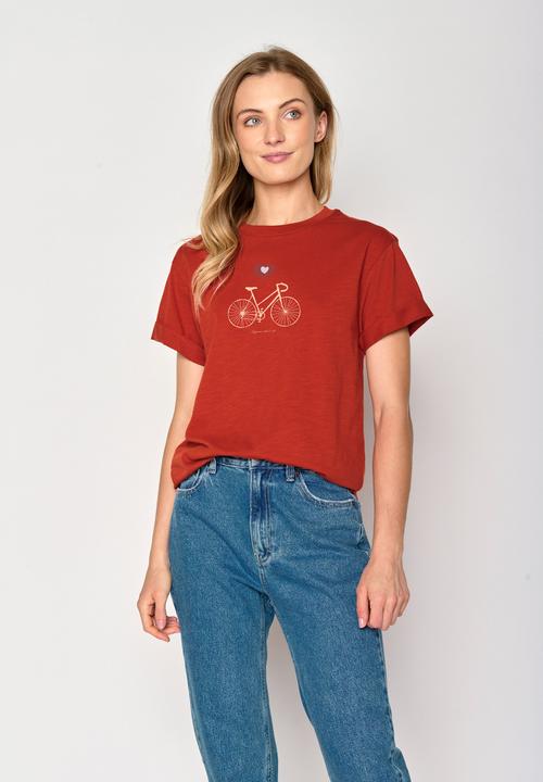 Actual product image Greenbomb Women's Bike Love Stop T-Shirt (XXL)