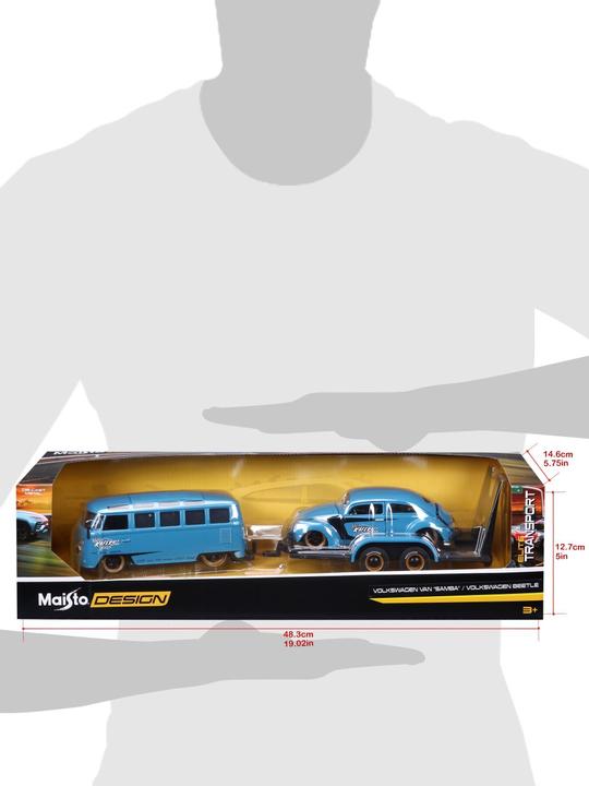Immagine prodotto Maisto VW T1 Van Samba e Volkswagen Beetle
