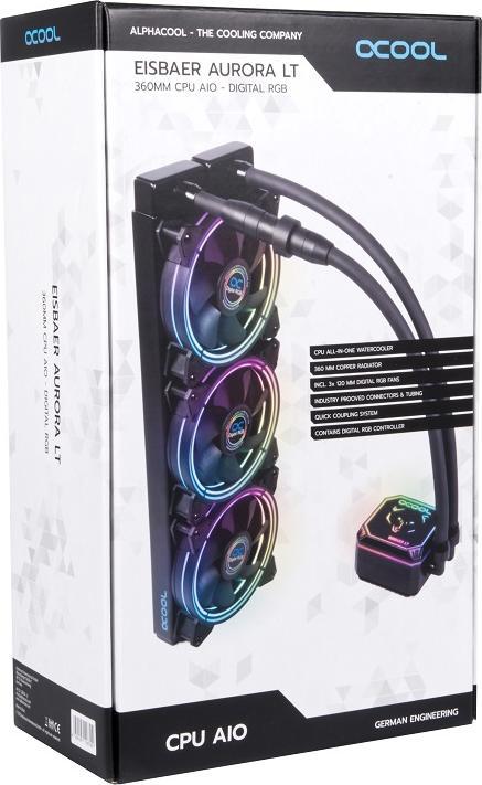 Image du produit Alphacool Eisbaer Aurora LT360 CPU Digital RGB Refroidissement à eau complet