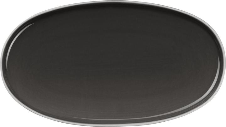 Image du produit ASA Selection semana Platte oval caviar 28,5x16x2,2cm