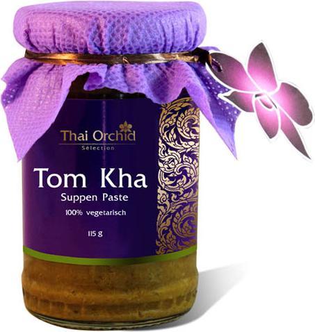 Produktbild Thai Orchid Sélection Tom Kha Suppen Paste, vegetarisch, 115g (115 g)
