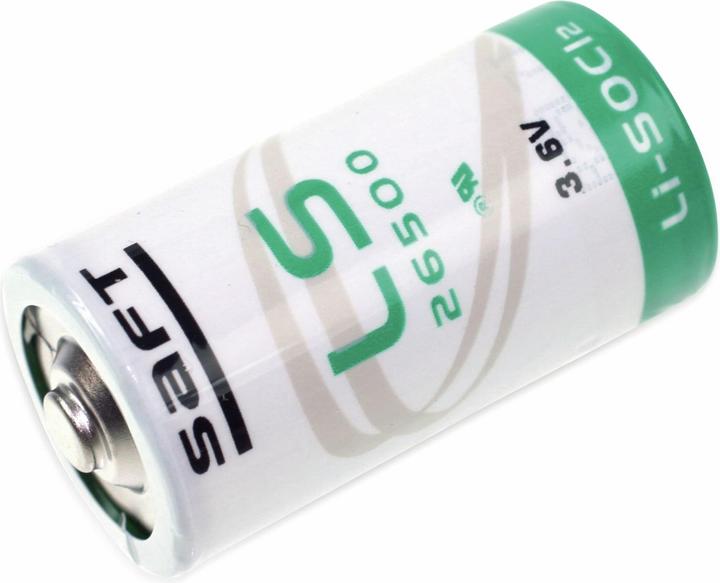 Saft Lithium-Batterie LS 26500, C (Baby), 3,6 V-, 7700 mAh (7700 mAh)
